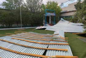 В Астане и Карагандинской области прошелся ураганный ветер -ФОТО
