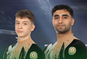 Азербайджанские акробаты добыли золото Кубка мира