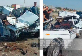На дороге Баку-Губа произошла тяжелая авария, есть пострадавший
