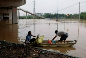 Из-за наводнения в Китае затоплены три города и 11 уездов
