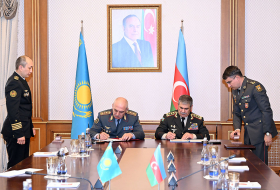 Азербайджан и Казахстан подписали оборонное соглашение