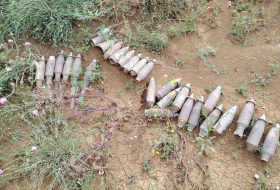В Ходжалы обнаружено значительное количество боеприпасов 