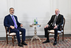 Президент Ильхам Алиев принял главу МИД Турции Хакана Фидана
