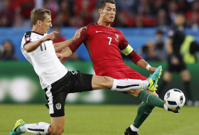ЕВРО-2016: Португалия и Австрия сыграли вничью - ВИДЕО