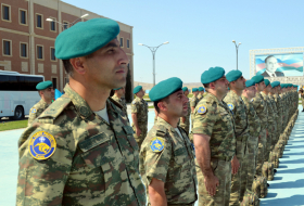 Азербайджанские миротворцы вернулись из Афганистана на родину - ФОТО