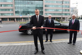 Ильхам Алиев принял участие в открытии здания “Азеришыг” - ФОТО