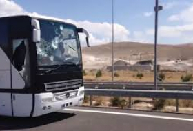 В Турции перевернулся автобус с болельщиками 