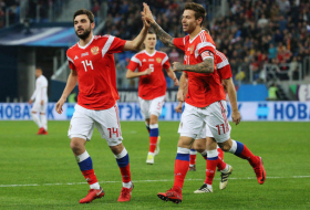 Сборная России выиграла в матче открытия ЧМ по футболу