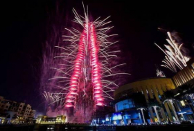 Burj Khalifa обещает грандиозный новогодний фейерверк