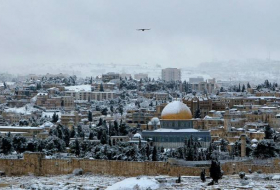 В Иерусалиме выпал первый за четыре года снег
