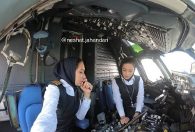 Впервые в Иране две женщины пилотировали пассажирский самолет - ВИДЕО