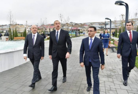 Ильхам Алиев принял участие в открытии комплекса 