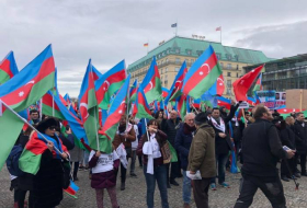 В Берлине начался Общеевропейский Карабахский митинг - ВИДЕО
