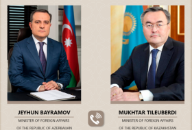 Главы МИД Азербайджана и Казахстана провели телефонный разговор
