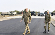 Президент Ильхам Алиев и первая леди Мехрибан Алиева побывали в Физули и Джабраиле
