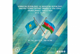В Нур-Султане пройдет 18-е заседание межправкомиссии Азербайджан-Казахстан
