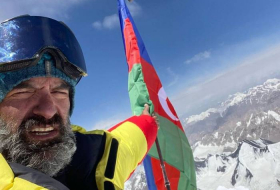 Азербайджанский альпинист, покоривший Броуд-Пик, выразил благодарность вице-президенту Фонда Гейдара Алиева Лейле Алиевой -ФОТО