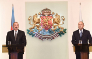 Президенты Азербайджана и Болгарии выступили с заявлениями для печати -ФОТО
