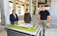 Ильхам Алиев и Мехрибан Алиева ознакомились со строительством отеля и конференц-центра 