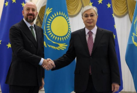 Глава Евросовета встретился с президентом Казахстана
