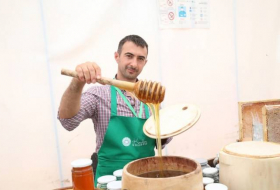 Пчеловоды из Восточного Зангезура и Карабаха впервые представили продукцию на ярмарке меда в Баку-ФОТО
