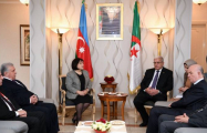 Сахиба Гафарова проинформировала алжирского коллегу о теракте в посольстве Азербайджана в Иране
