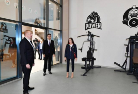 Президент Ильхам Алиев и первая леди Мехрибан Алиева приняли участие в открытии Нефтчалинского Олимпийского спортивного комплекса  -ФОТО -ОБНОВЛЕНО