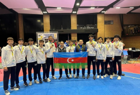 Юные азербайджанские тхэквондисты завоевали три медали на Европейских мультииграх
