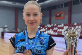 Волейболистка сборной Азербайджана завоевала бронзовую медаль на чемпионате Румынии
