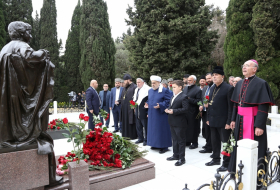 Лидеры религиозных конфессий Азербайджана почтили память общенационального лидера
