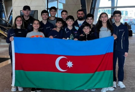 Азербайджанские батутисты принимают участие в международном турнире в Тбилиси
