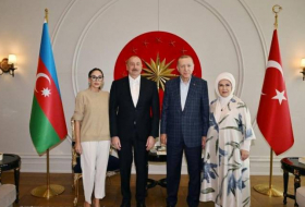 Мехрибан Алиева поздравила президента и первую леди Турции
