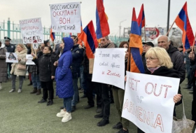 В Ереване прошла акция с требованием высылки российских пограничников из страны