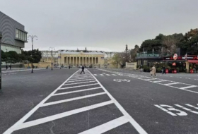 Перед Республиканским стадионом имени Тофига Бахрамова создана специальная зона для автобусов