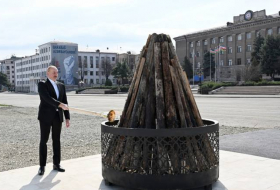 Президент зажег праздничный костер в Ханкенди и поздравил азербайджанский народ -ФОТО -ОБНОВЛЕНО
