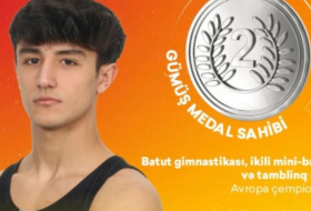 Азербайджанский гимнаст завоевал серебряную медаль чемпионата Европы