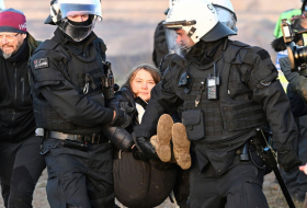 Грету Тунберг задержали на акции протеста в Гааге