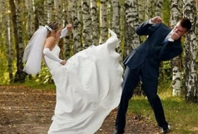 В Туле невеста избила жениха и сбежала со свадьбы - ВИДЕО