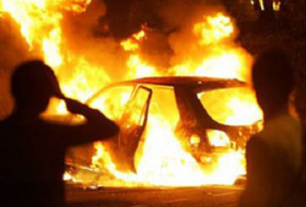 В Сураханы сожжены несколько машин