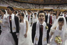 В Южной Корее прошло массовое бракосочетание 
