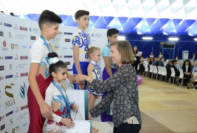Призеры XXIII Чемпионата Баку по акробатике удостоены наград